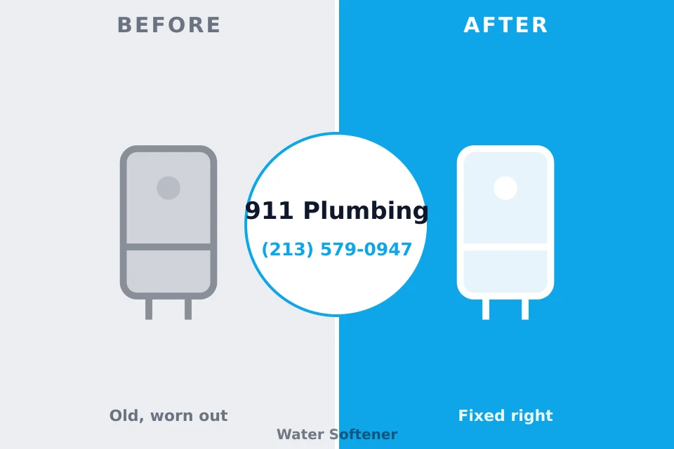 Before and after: plumbing repair Empire, MN